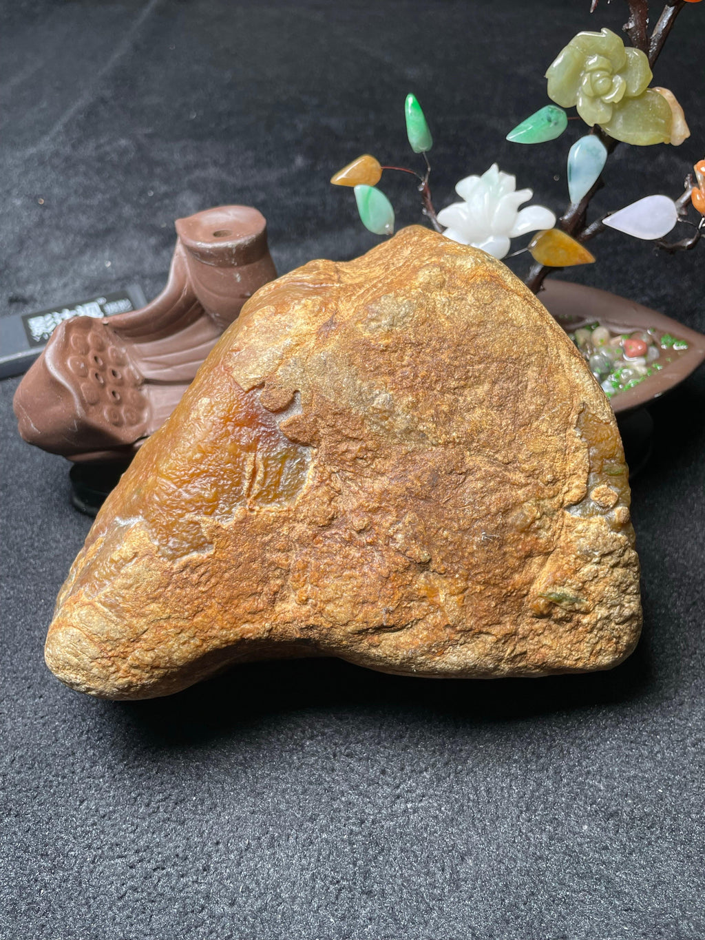 极品大马坎冰黄加绿（yc506381）