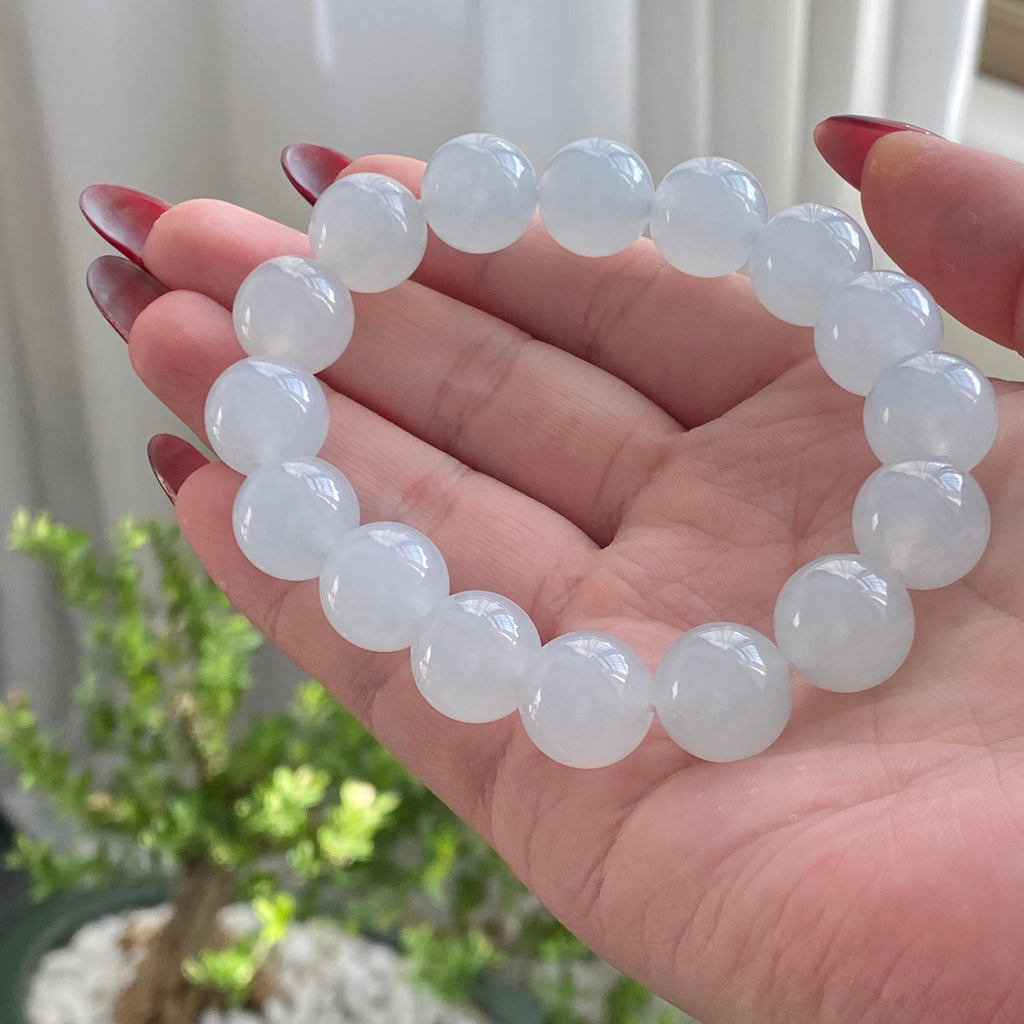 糯冰种白月光单圈手串（16颗）（yc213184）