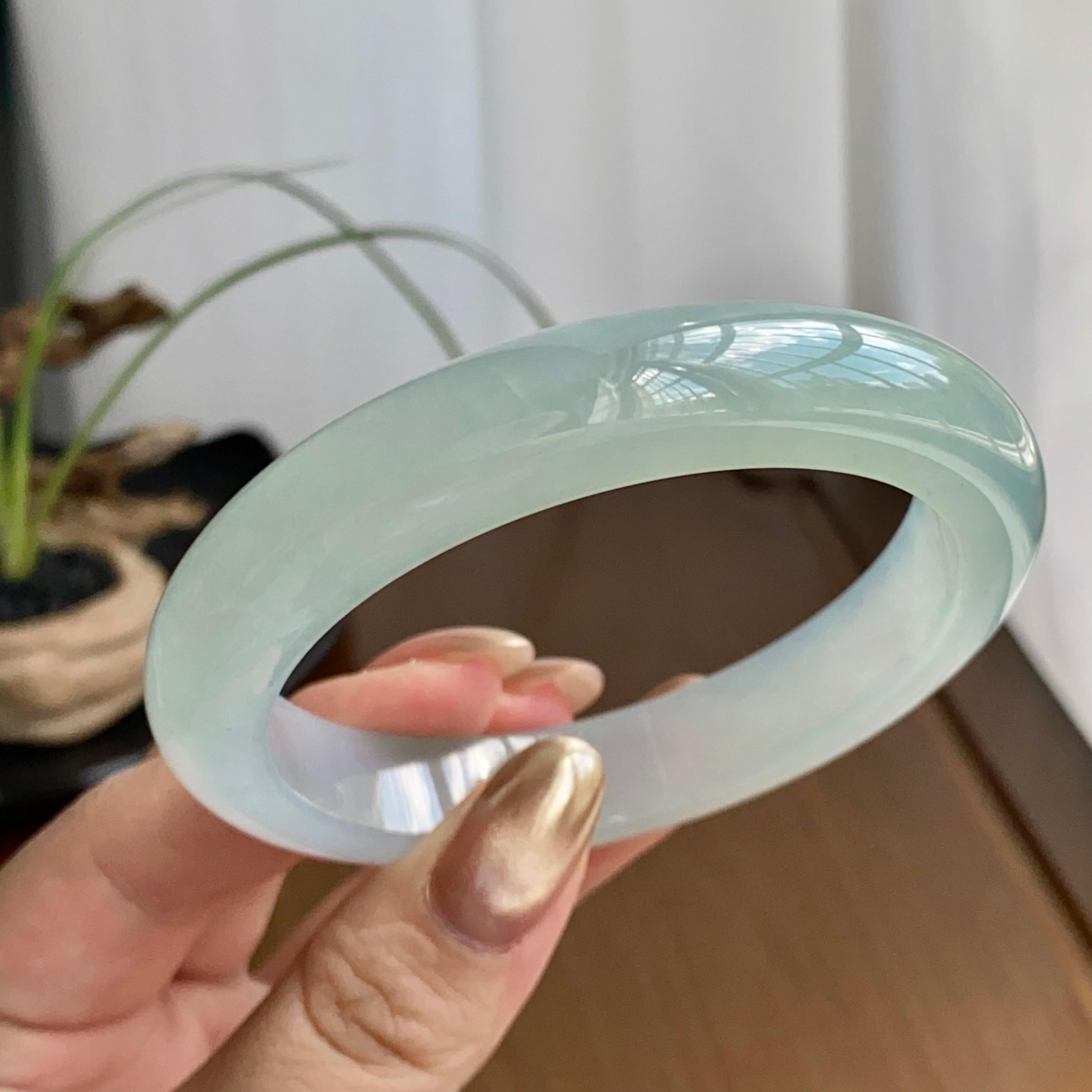 冰种晴底平安镯（58圈）（yc258949）