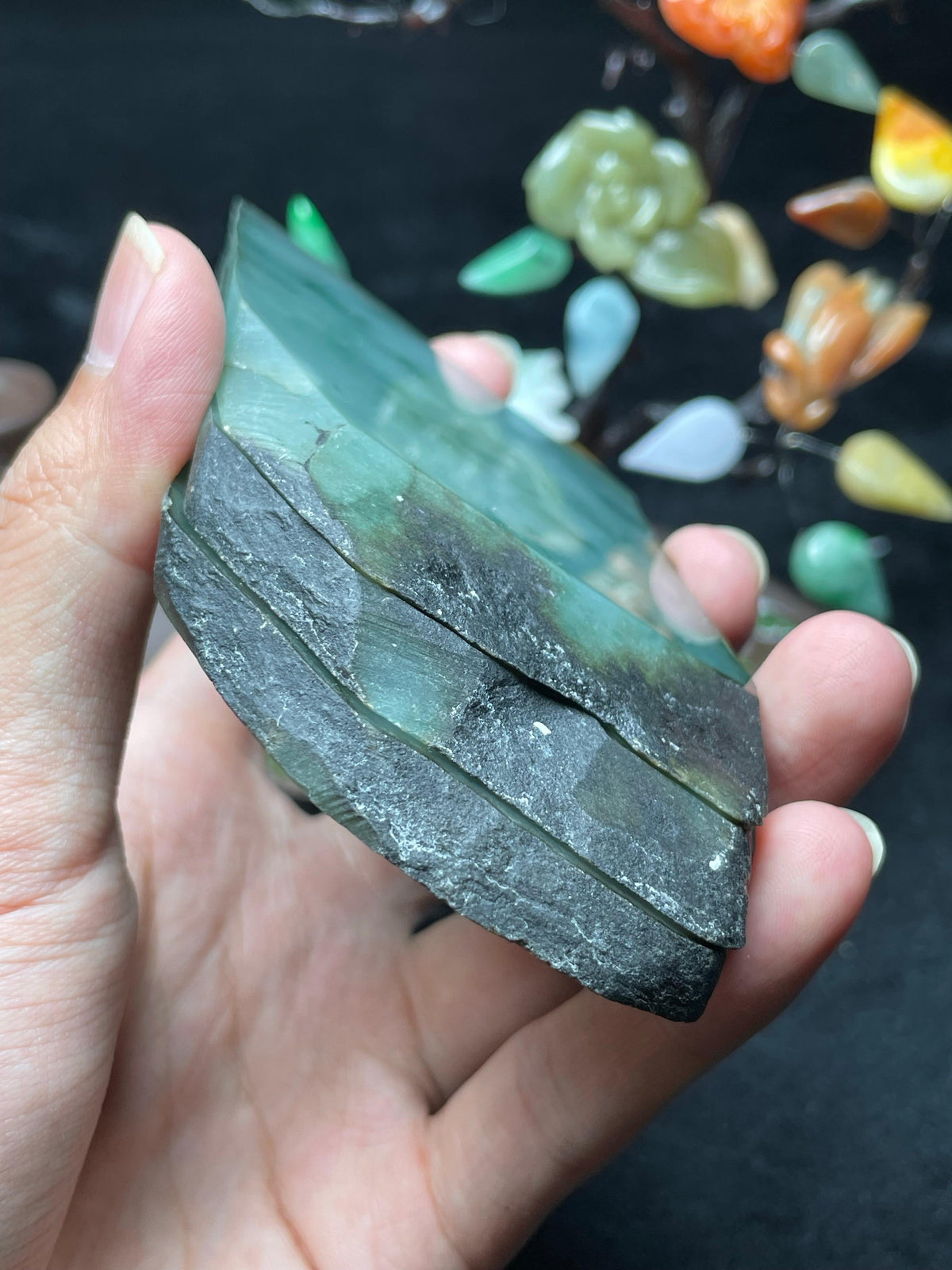 一手三片冰飘花牌子料（yc536437）