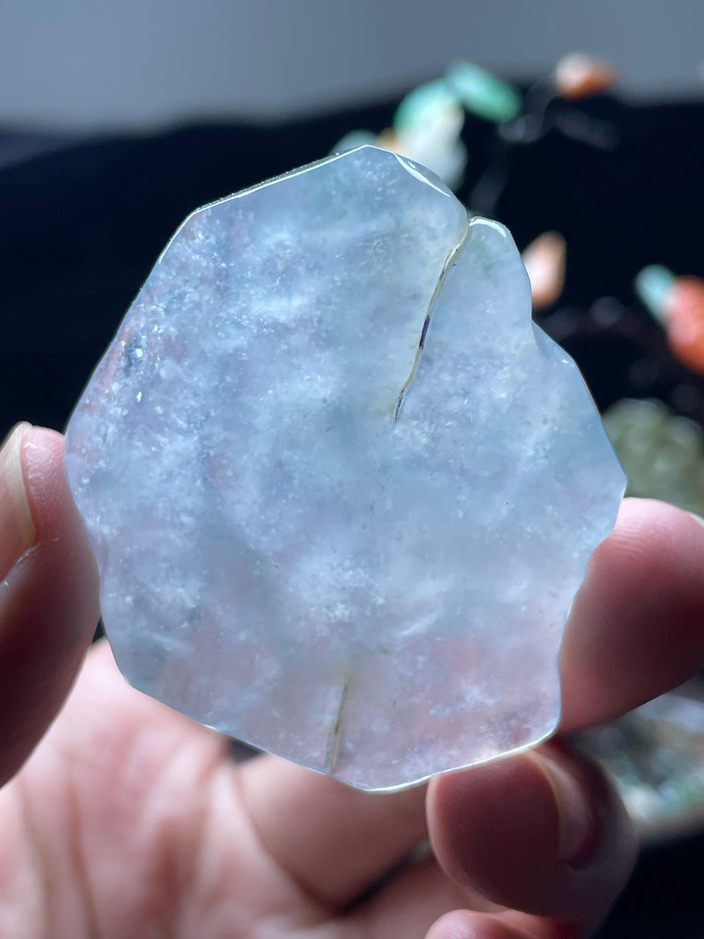 高冰雪花棉挂件料（yc521748）