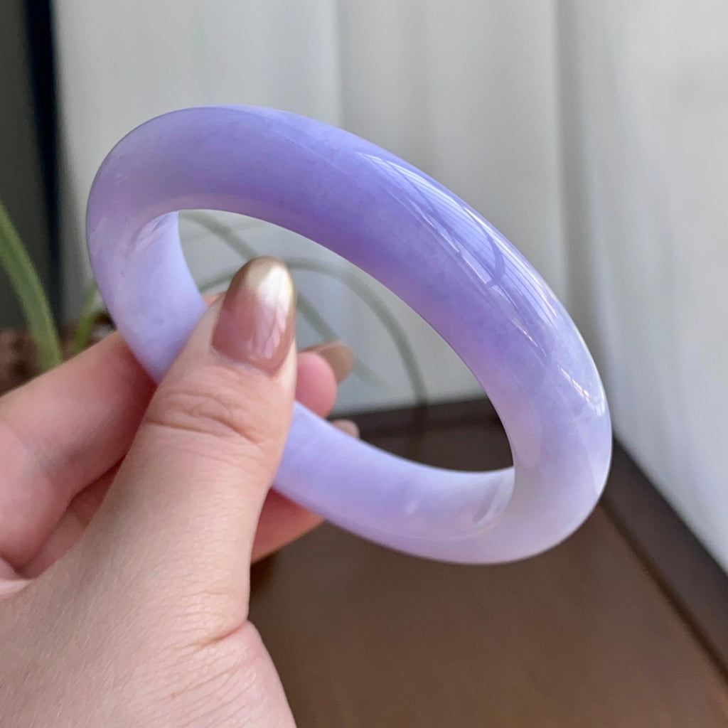 细糯种紫罗兰平安镯（56圈）（yc259119）