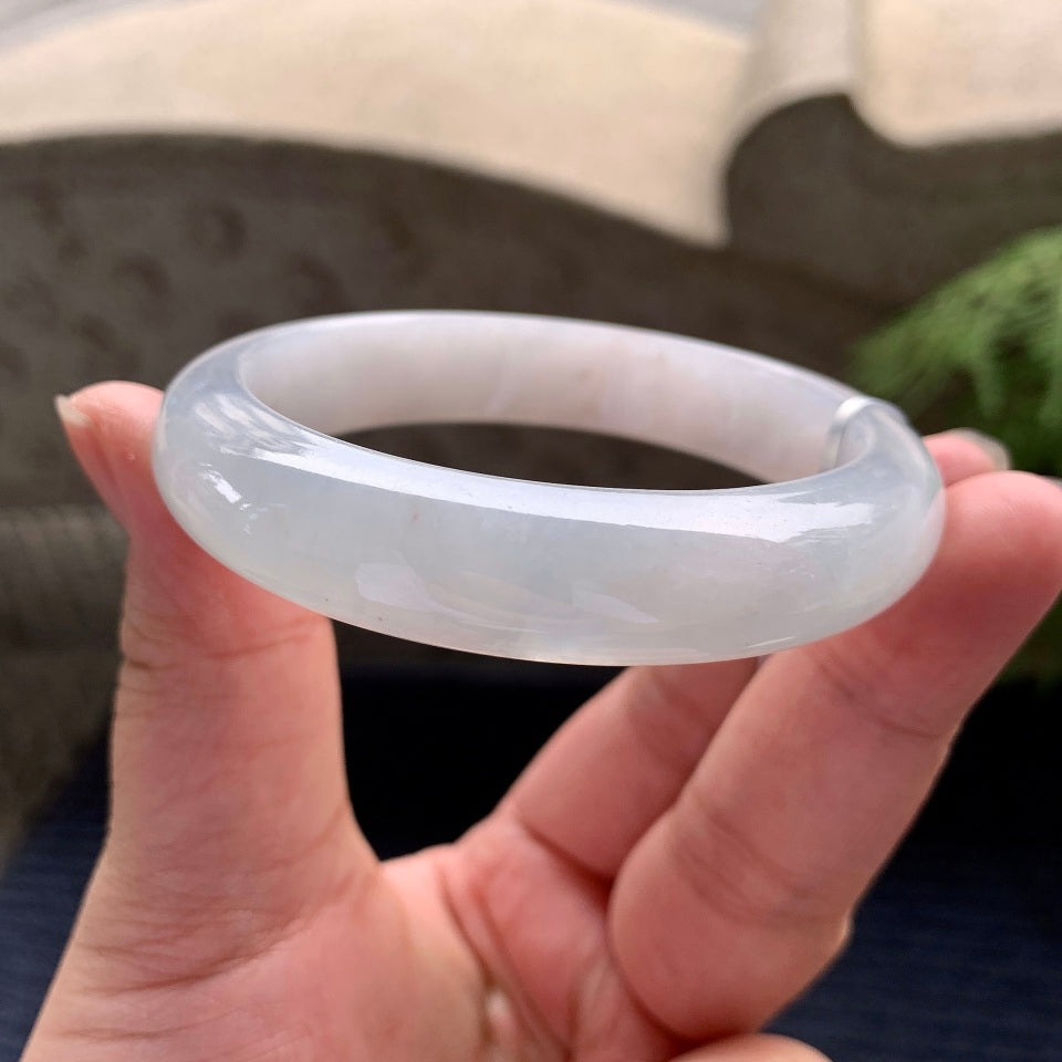 细糯种无色平安镯（57.3mm）（yc088754）