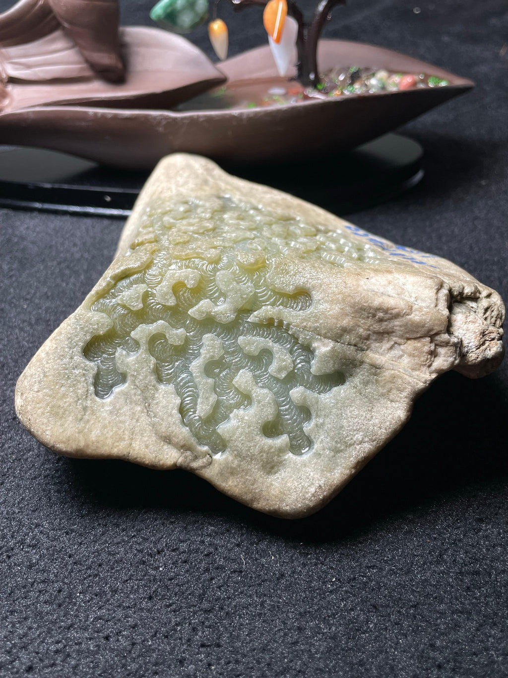 莫西沙开窗黄翡飘花（yc493921）