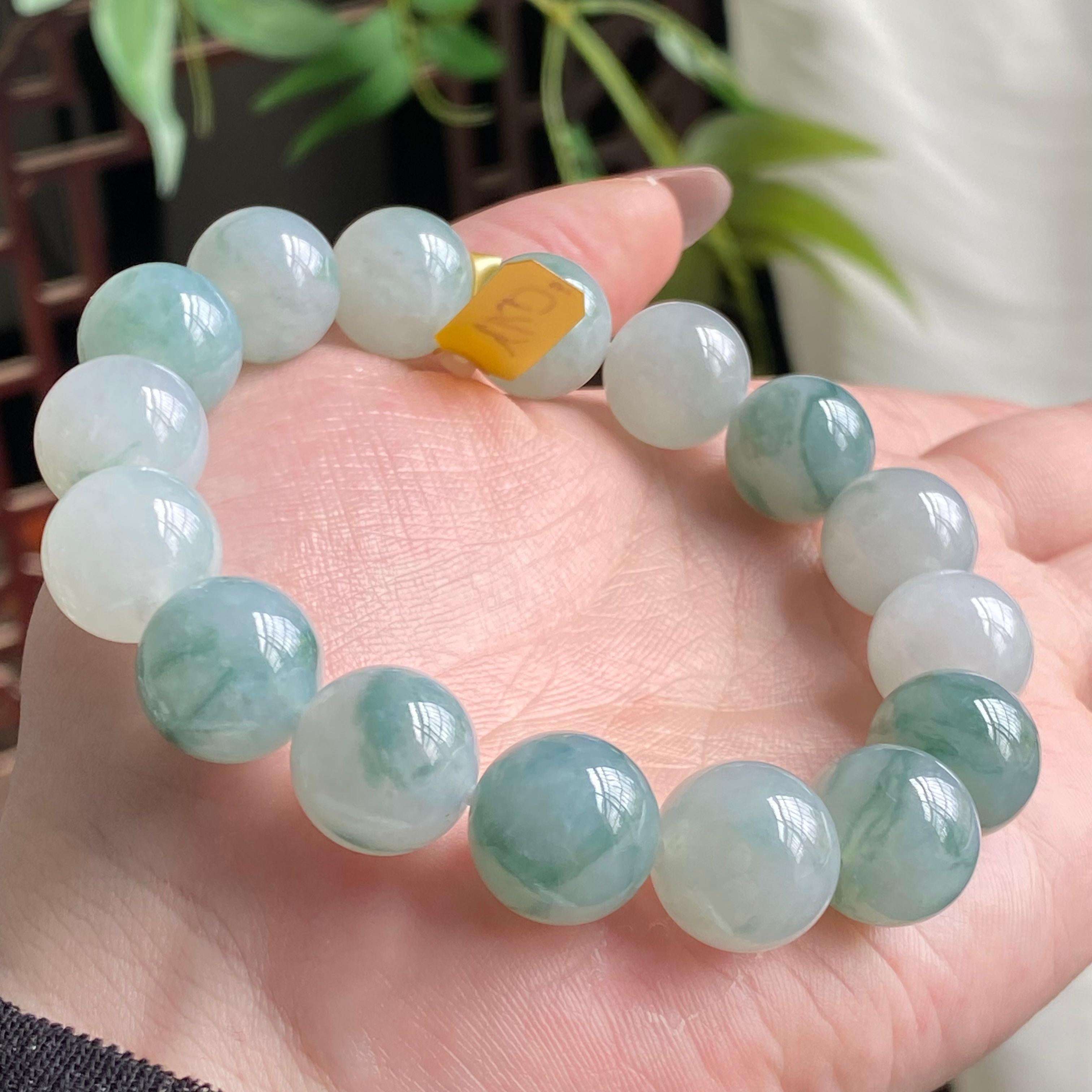 细糯种飘花单圈手串（16颗）（yc195184）