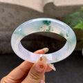 糯冰种飘花平安镯（57mm）（yc272780）
