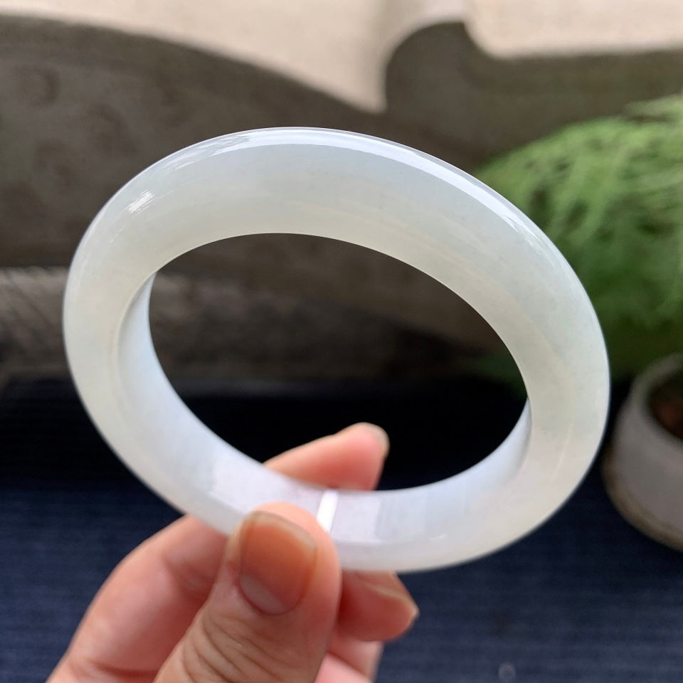 细糯种无色平安镯（56.2mm）（yc088800）
