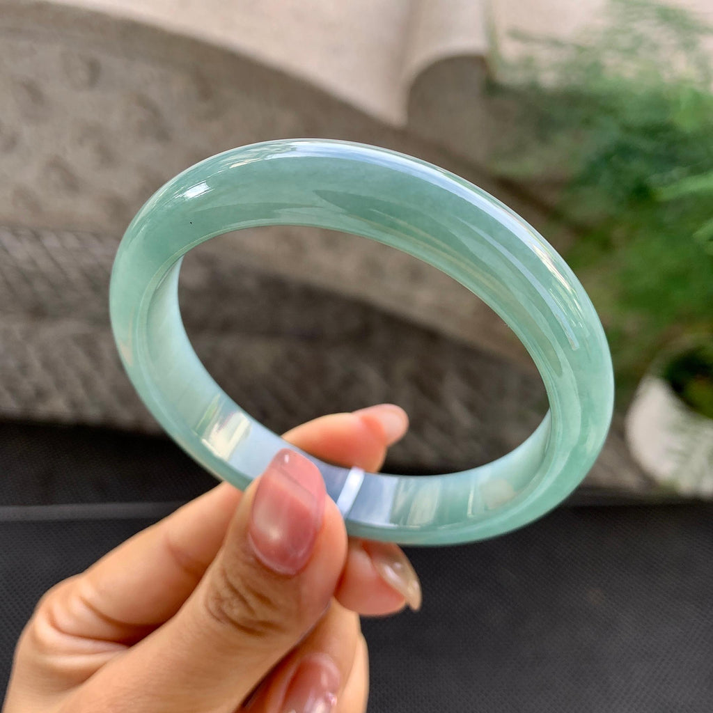 细糯种油青平安镯（56.5mm）（yc288666）