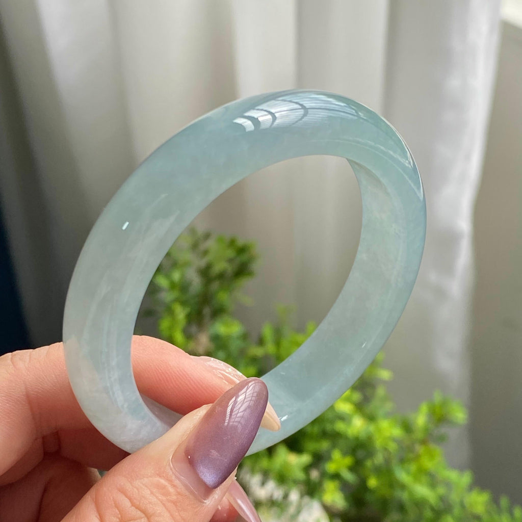 糯冰种晴底平安镯（55圈）（yc200594）