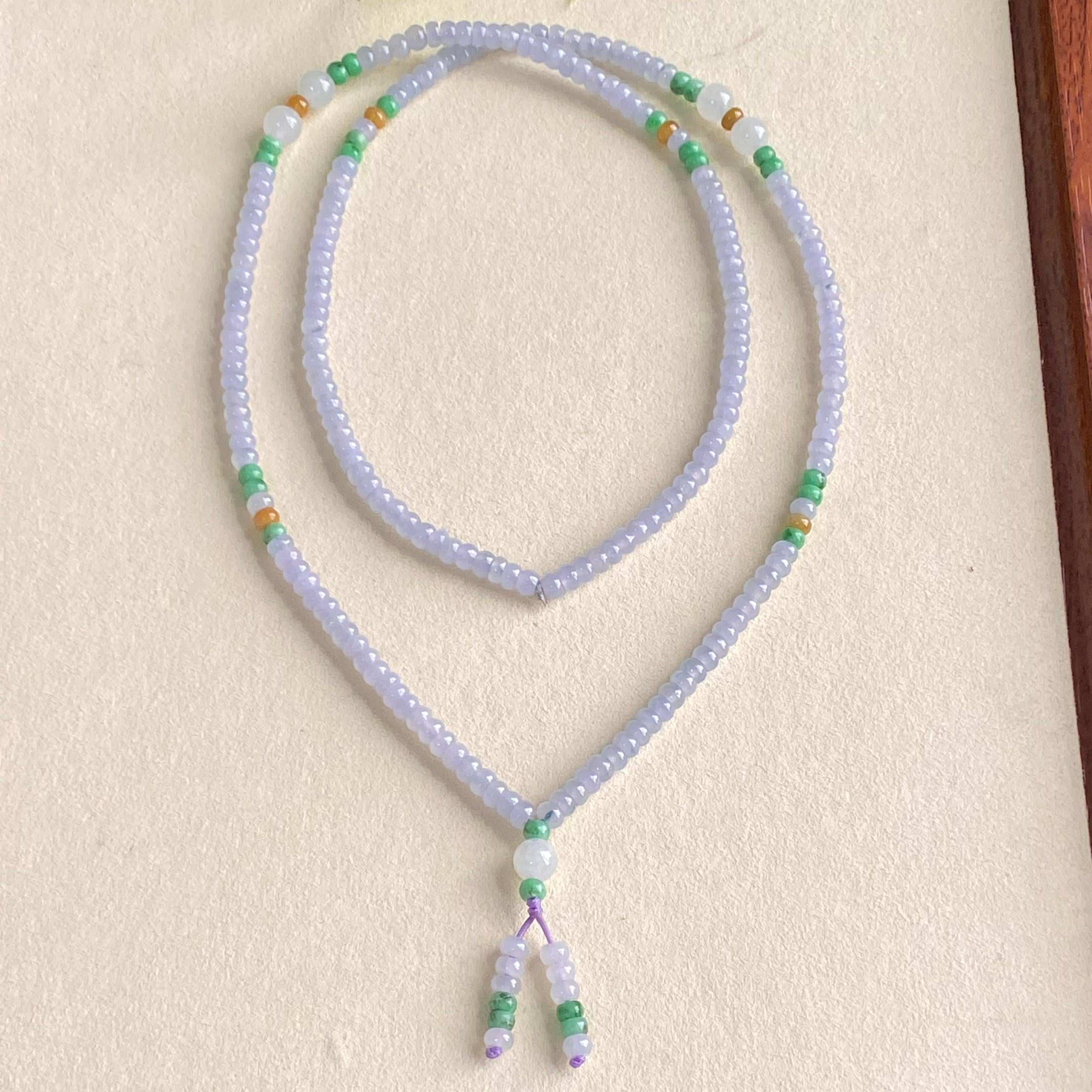 冰种多宝算盘珠珠链（yc196870）