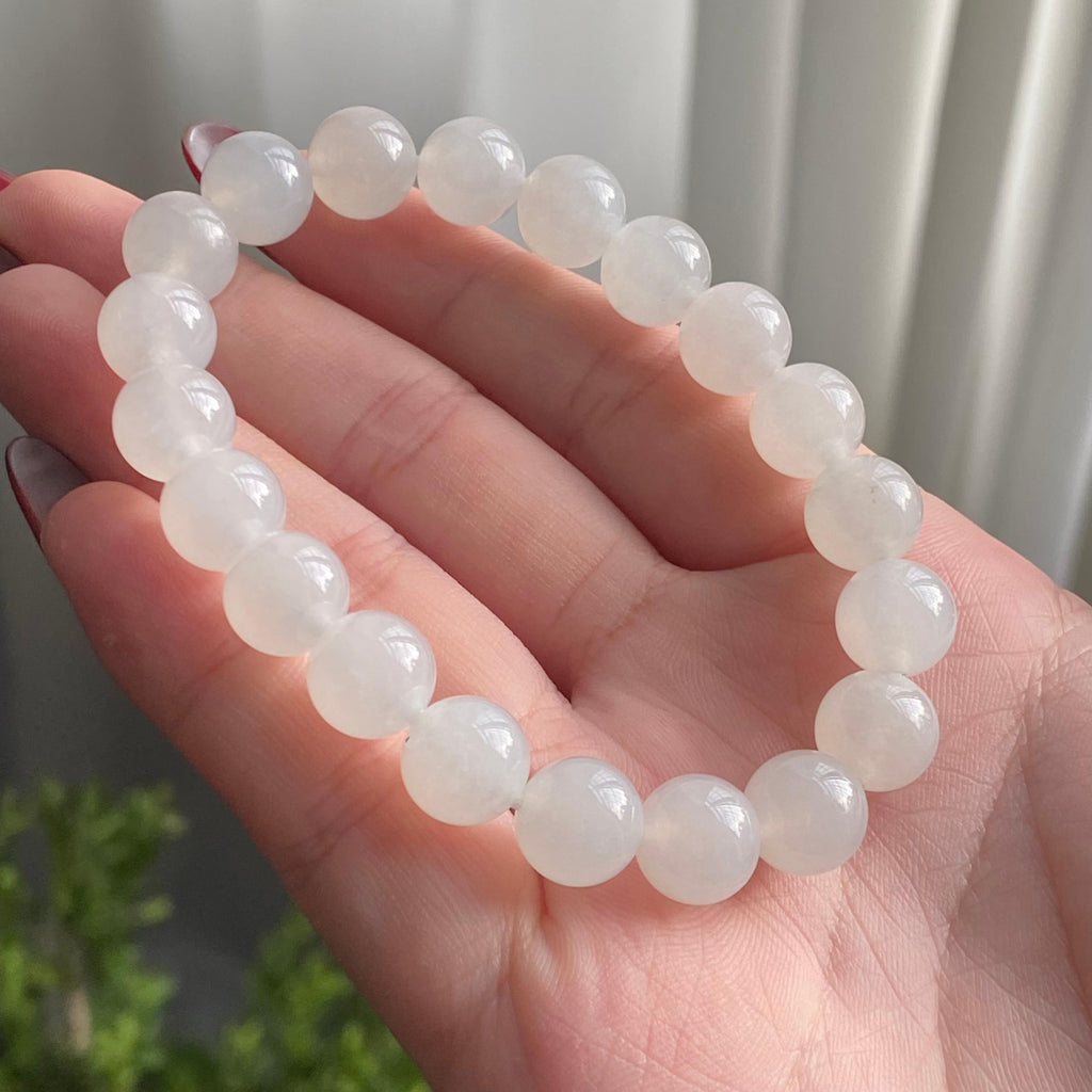 糯冰种白月光单圈手串（20颗）（yc213187）