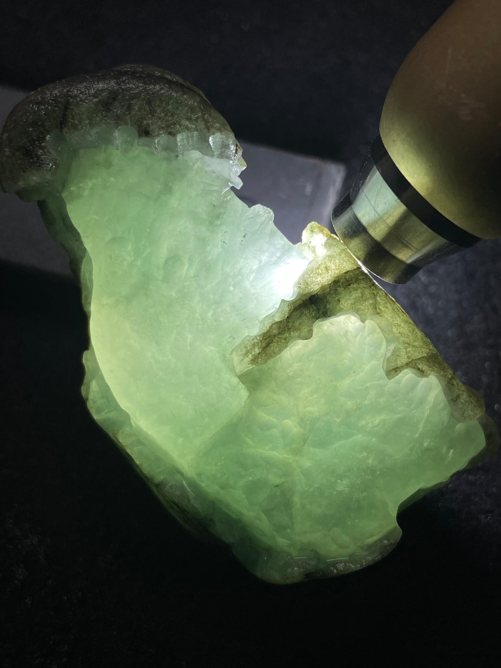 后江开窗冰飘花挂件料（yc497837）