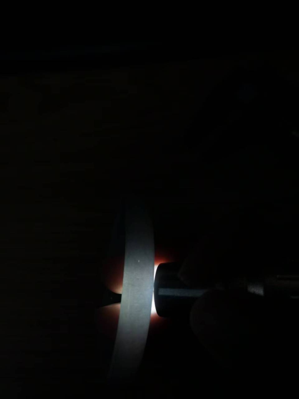 细糯种无色圆条手镯（53.3mm）（yc093808）