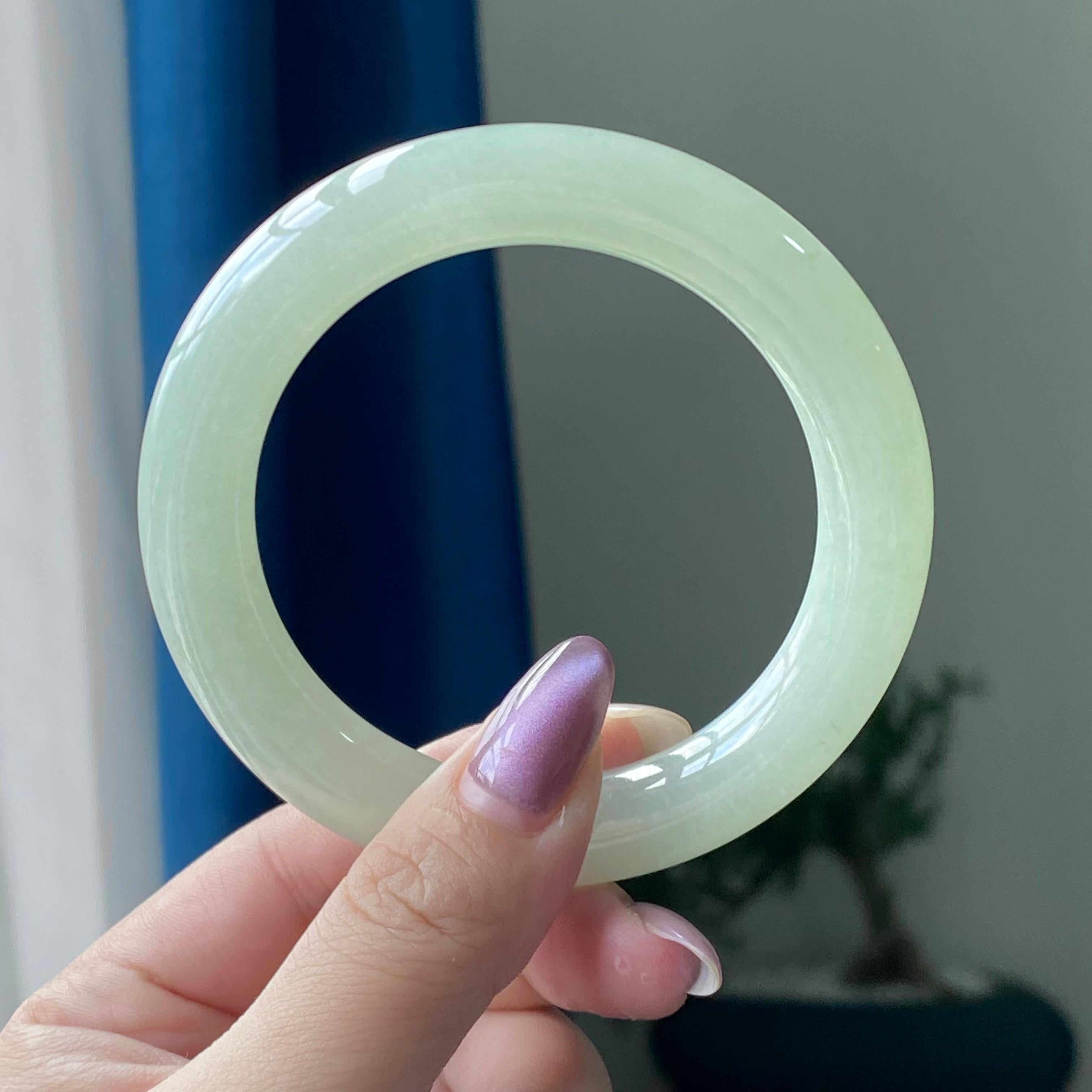 细糯种晴底圆条手镯（57圈）（yc196172）