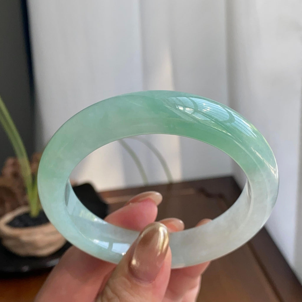 糯冰种晴底平安镯（57圈）（yc259095）