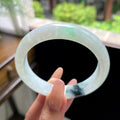 大圈口 糯种飘花正圈平安镯 58圈（yc709484）