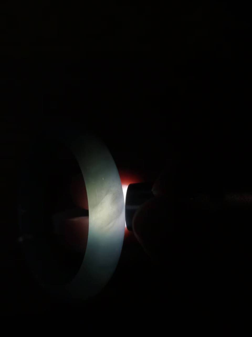 糯冰种晴底平安镯（56.3mm）（yc093815）