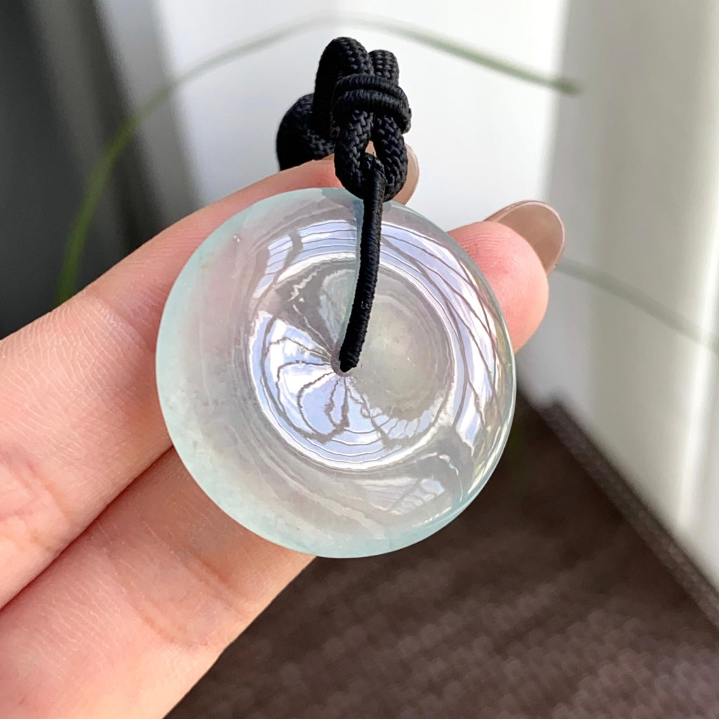 冰种晴底平安扣吊坠（yc263864）