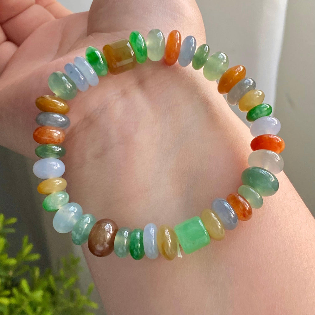 冰种多宝单圈手串（yc215253）