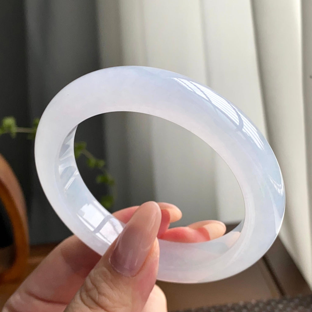 冰种白月光平安镯（56圈）（yc247639）