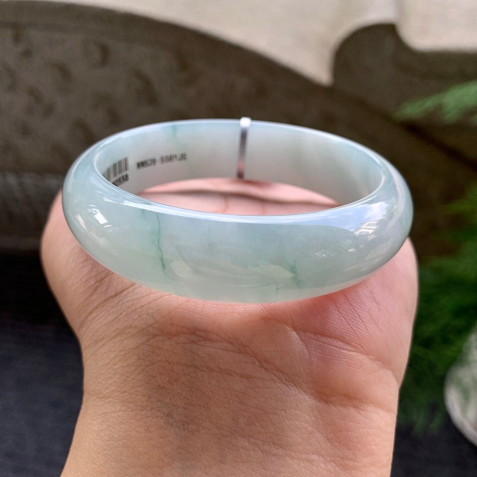 糯化飘花宽版轮胎手镯（58mm）（yc029073）