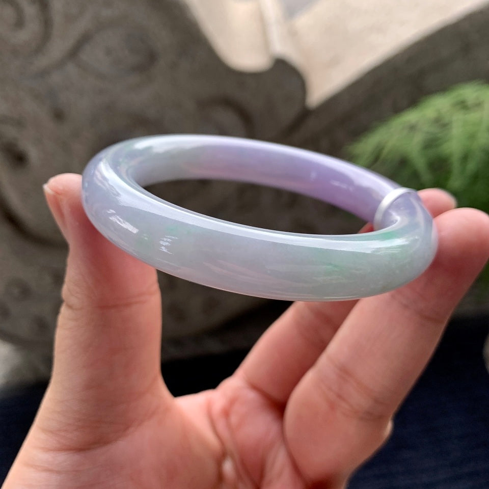 细糯种春彩圆条手镯（53.7mm）（yc091794）