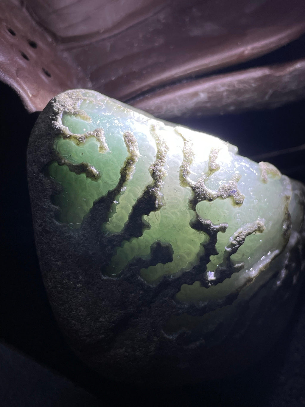 后江开窗冰底飘色花牌子挂件料（yc701379）