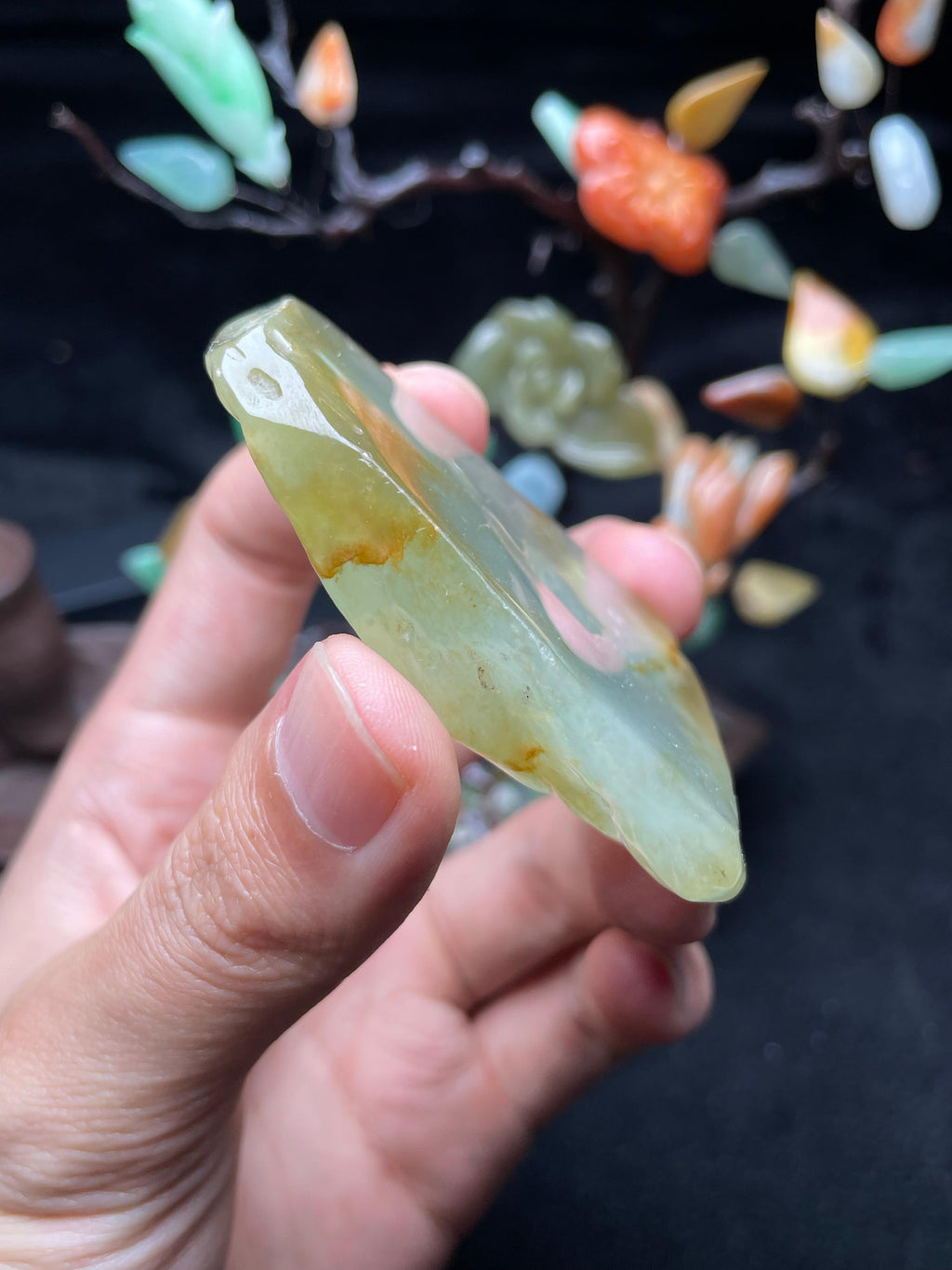冰黄雪花棉片料（yc709284）