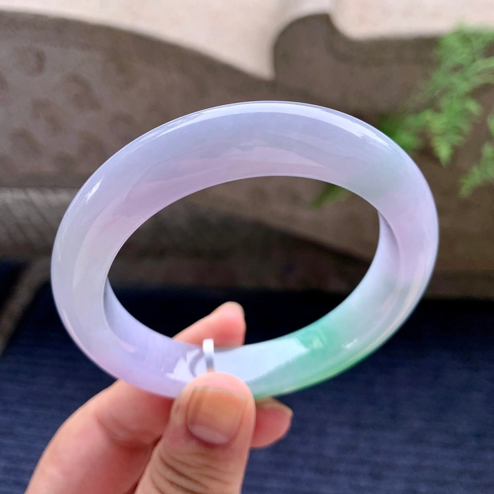细糯种春彩平安镯（58.5mm）（yc167807）
