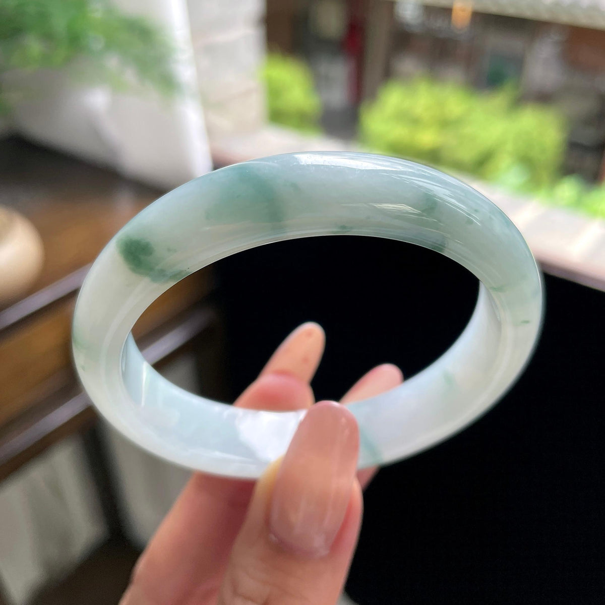细糯种飘花贵妃 56圈 天然缅甸A货翡翠（yc703295）