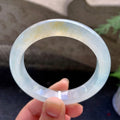 冰种雪花棉黄翡平安镯（56.4mm）（TF07073822）