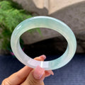 糯冰种淡晴底平安镯（58mm）（yc097372）