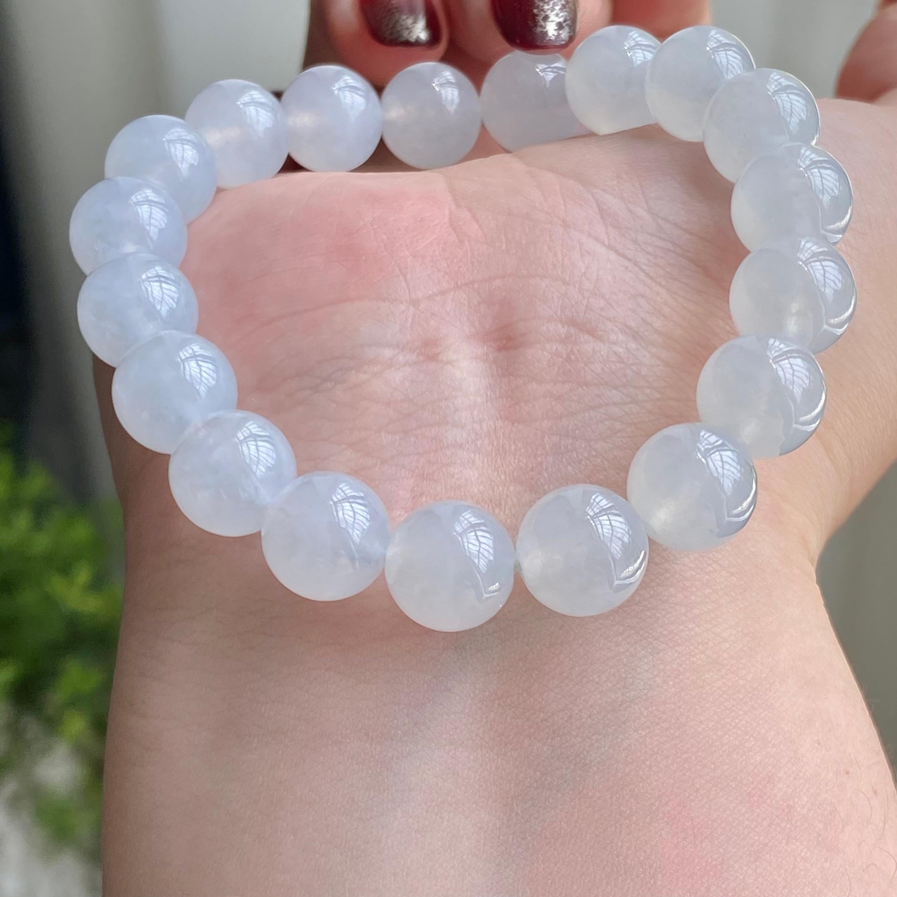 冰种白月光单圈手串（19颗）（yc215652）