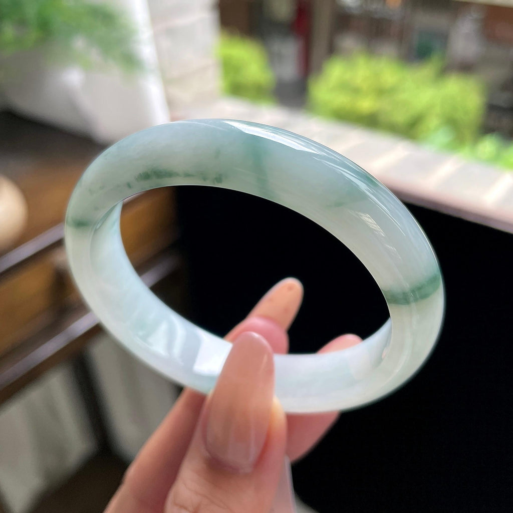 细糯种飘花贵妃 56圈 天然缅甸A货翡翠（yc703295）
