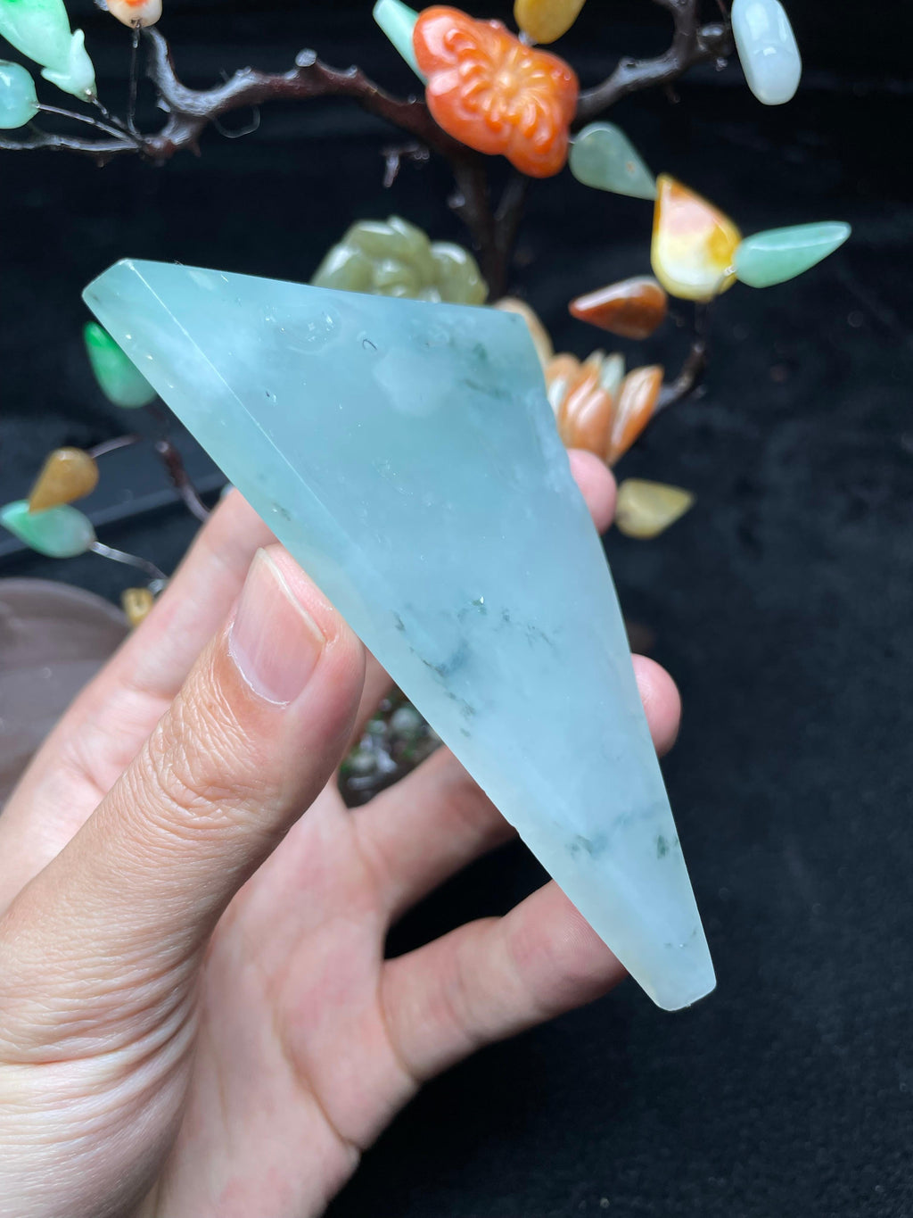 冰飘花三角片料（yc709234）
