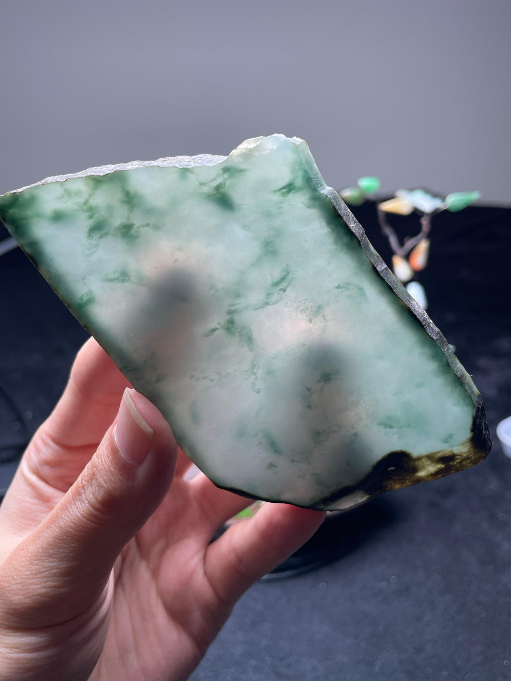 一手三片冰飘花牌子料（yc536437）