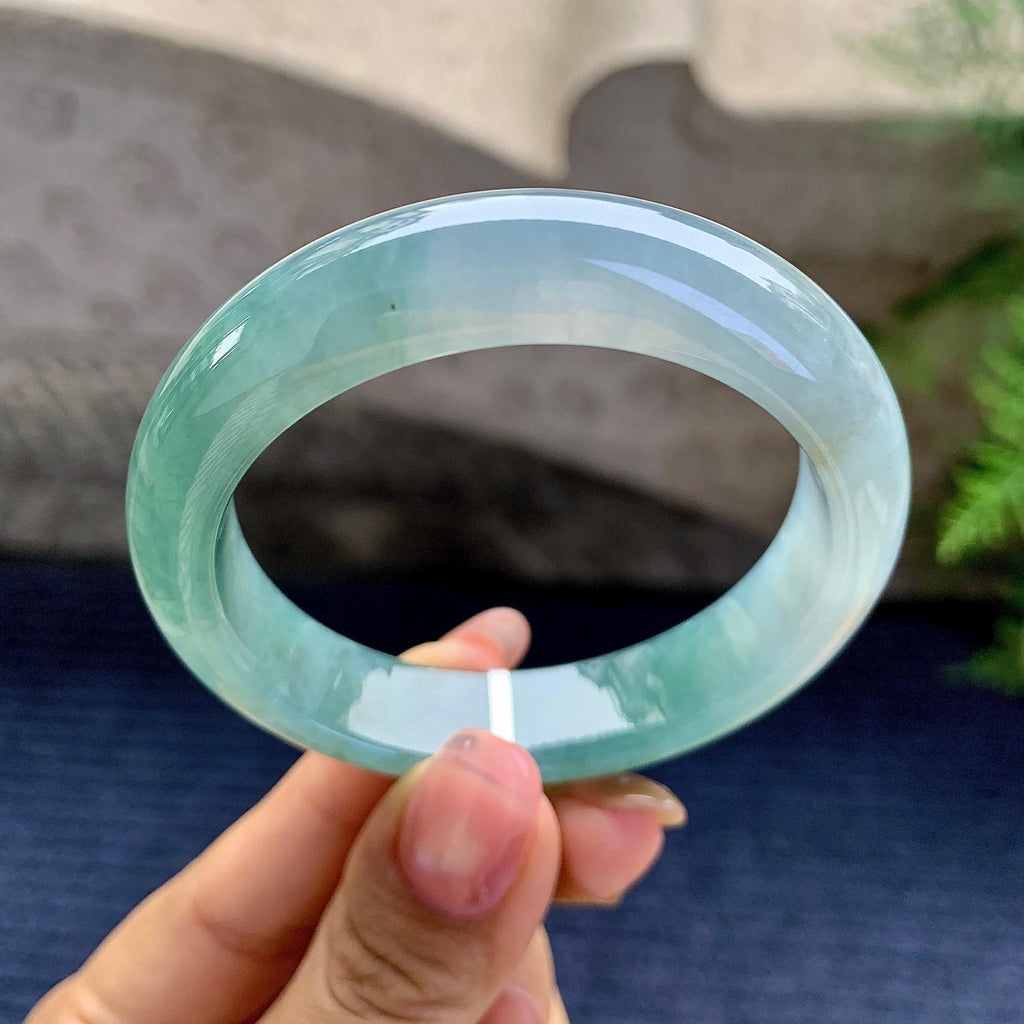 细糯种油青平安镯（50.2mm）（yc280855）
