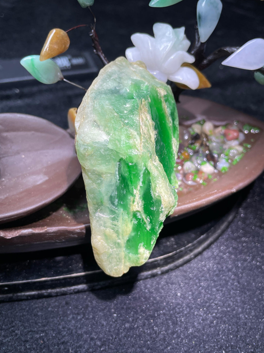 极品木那冰阳绿雪花棉（yc709001）