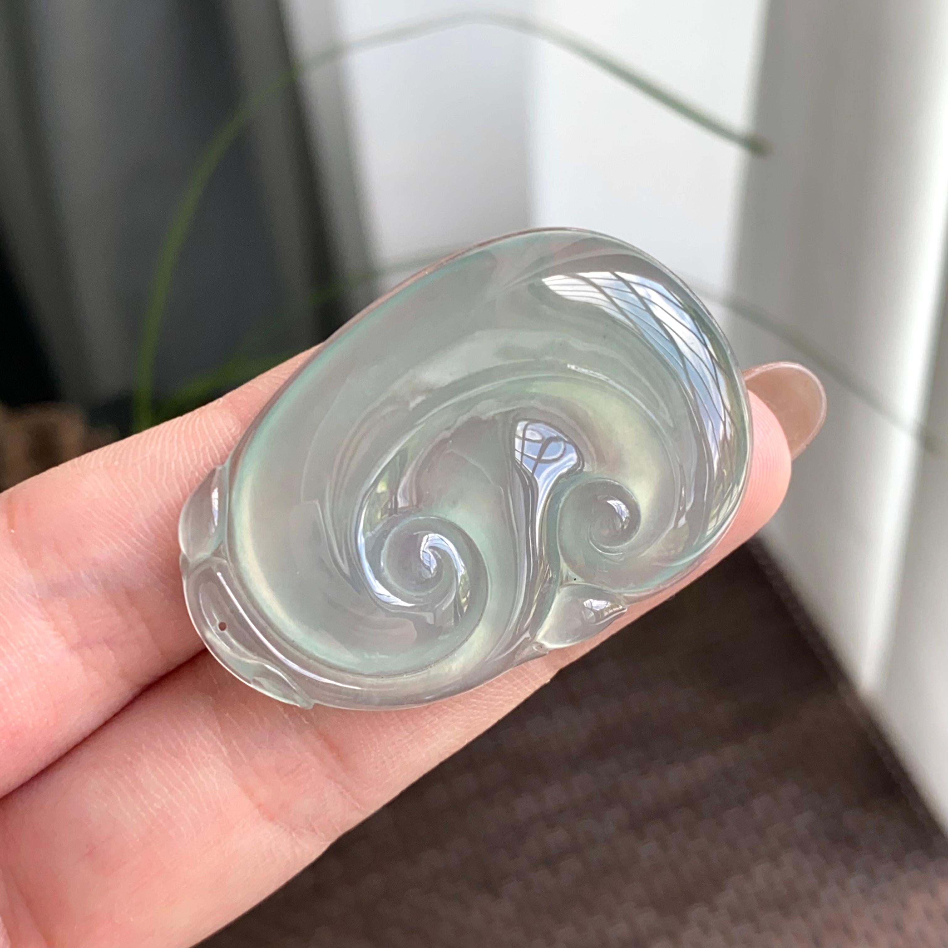 冰种晴底如意吊坠（yc263805）