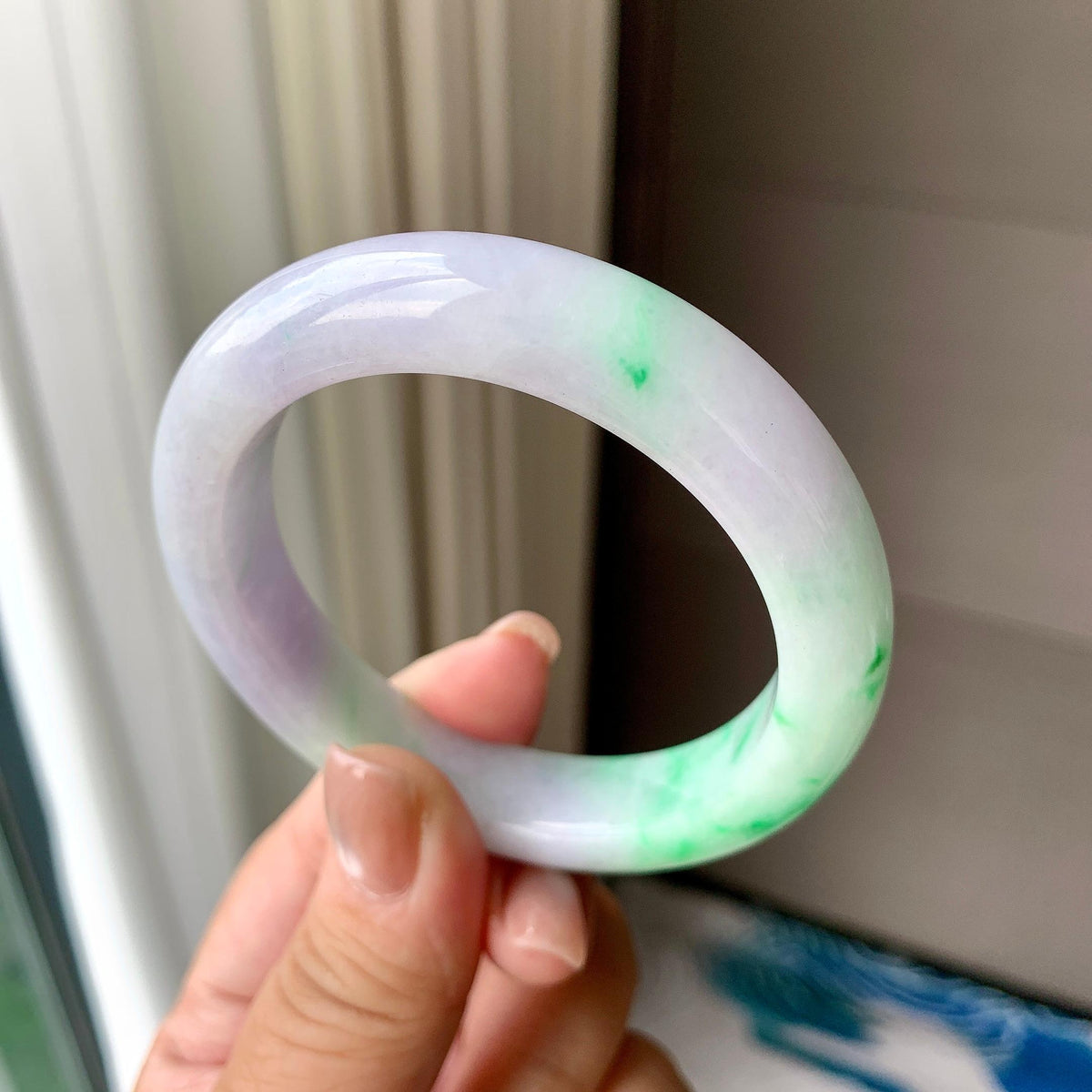 细糯种春彩正圈平安镯 56圈口（yc714367）
