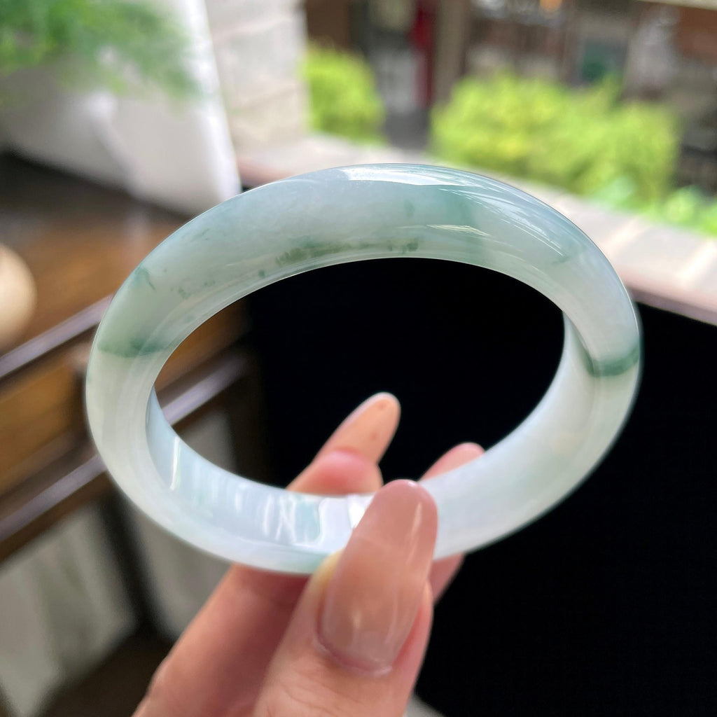 细糯种飘花贵妃 56圈 天然缅甸A货翡翠（yc703295）