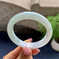 细糯种淡底色平安镯（55.8mm）（yc090097）
