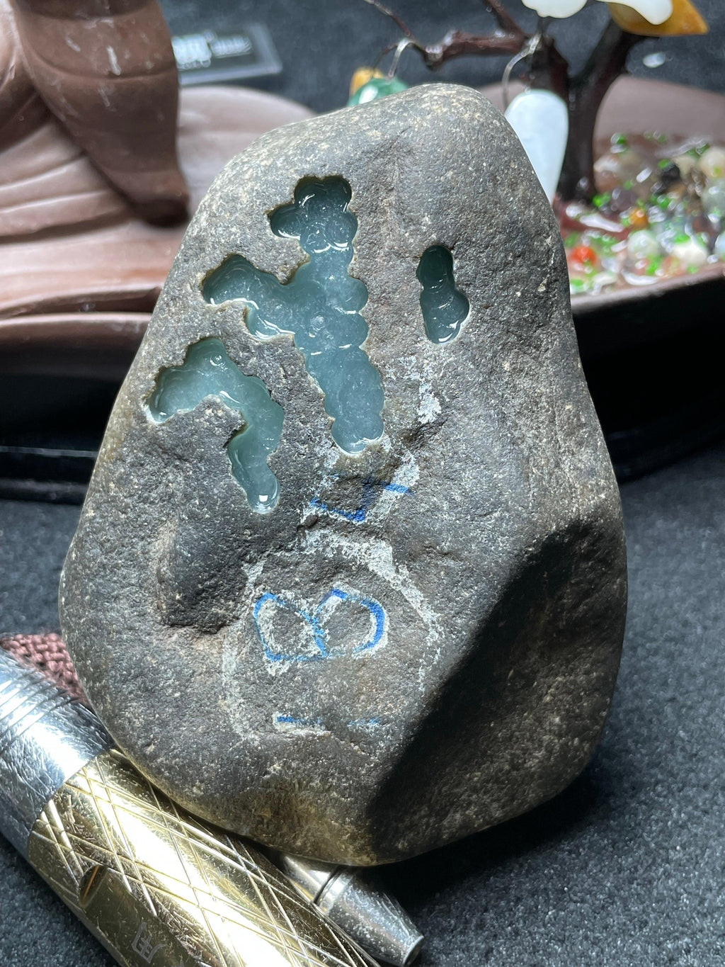 老后江开窗冰晴飘色牌子料（yc536916）