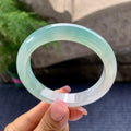 糯冰种蓝水平安镯（57.6mm）（yc097374）