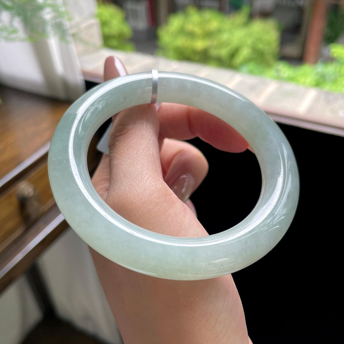 细糯种晴绿底圆条 57.5圈（yc709492）