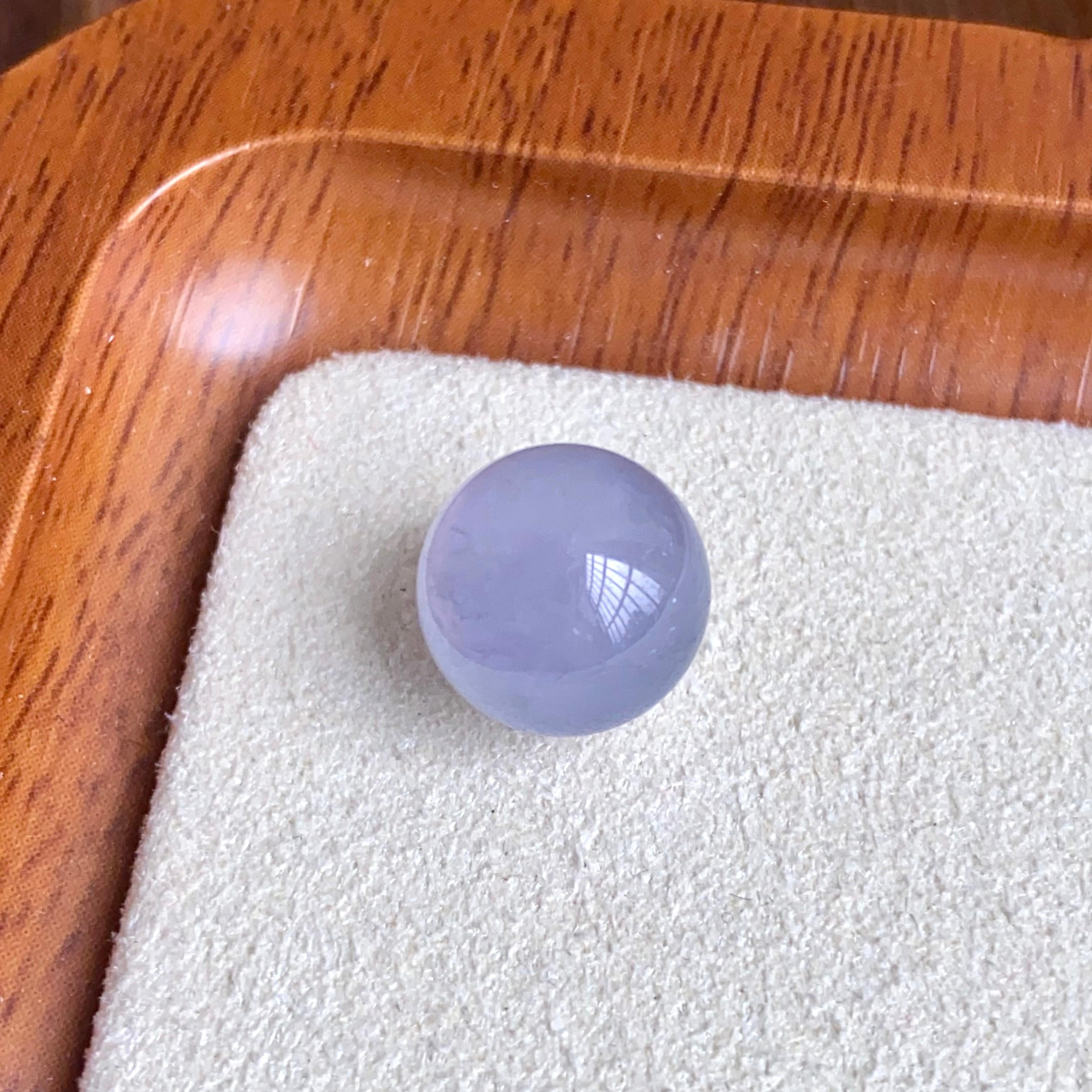 冰种紫罗兰单珠（yc260842）