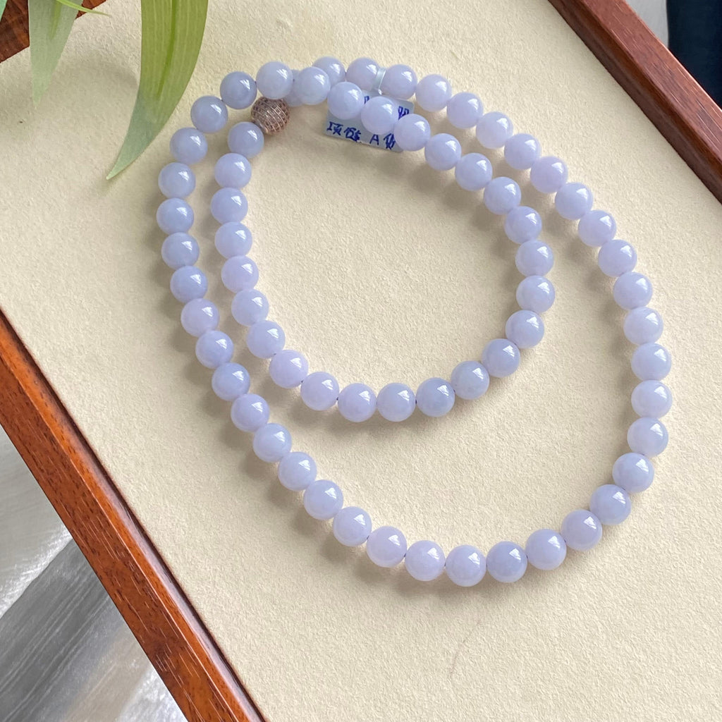 细糯种紫罗兰珠链（66颗）（yc195572）