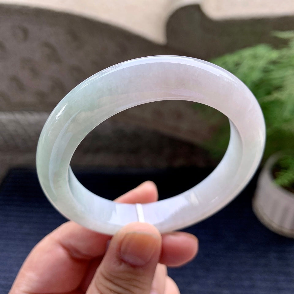 糯种淡晴底平安镯（56mm）（yc098146）