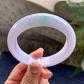 细糯种淡春彩平安镯（59mm）（yc277156）