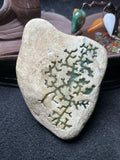 莫西沙开窗冰黄飘花牌子料（yc536912）